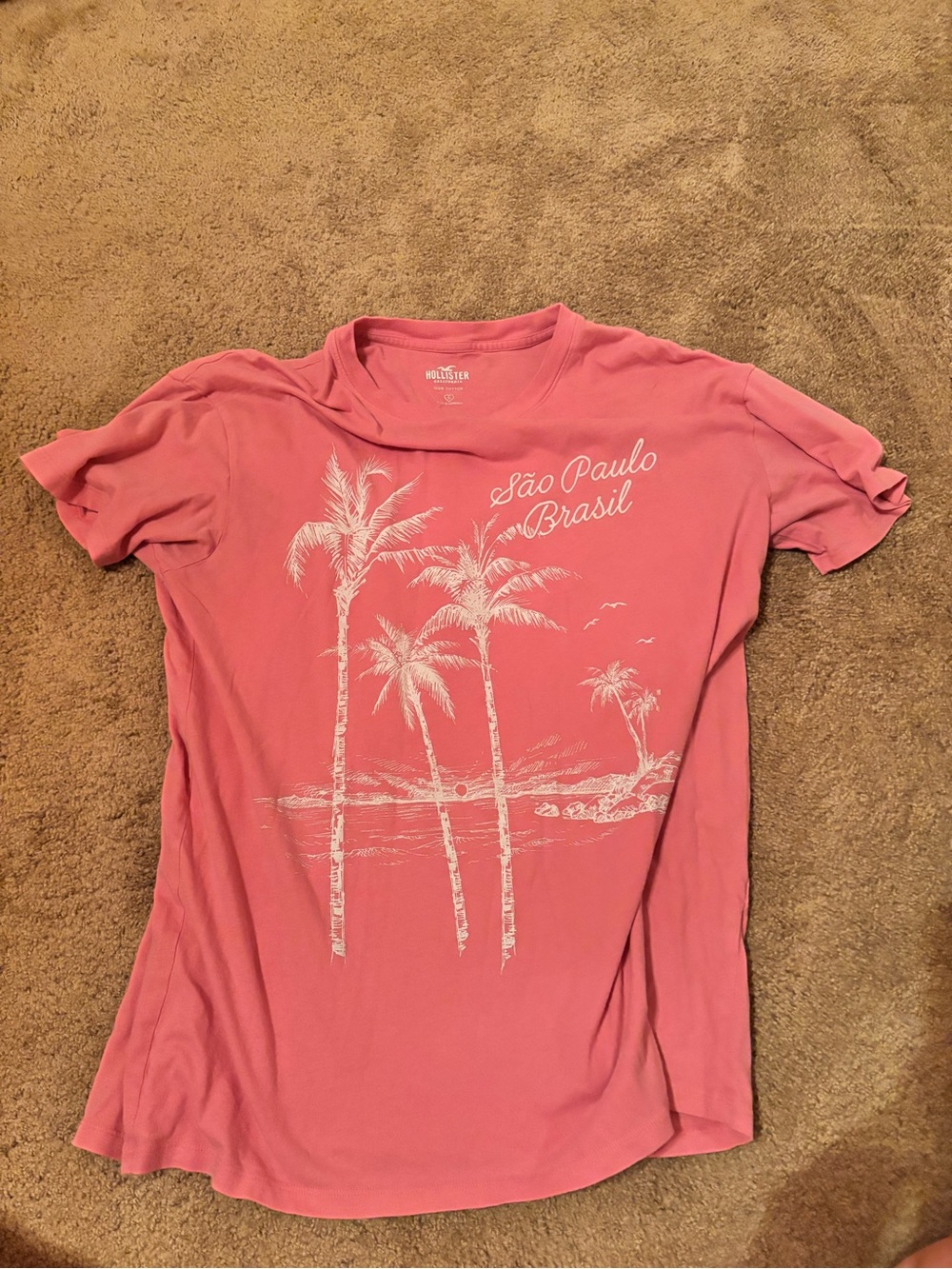 Hollister pink shirt